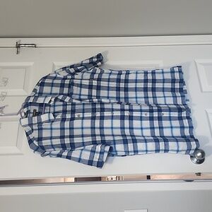 Eddie Bauer short sleeve button down shirt.